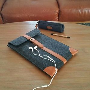 13" Orange Laptop Case, Book & Document Sleeve